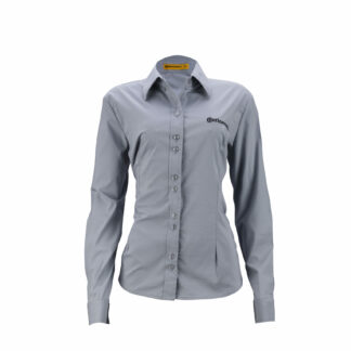 CAMISA SOCIAL FEMININA CINZA