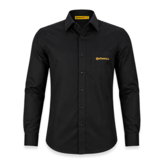 CAMISA SOCIAL MASCULINA CONTINENTAL PRETA