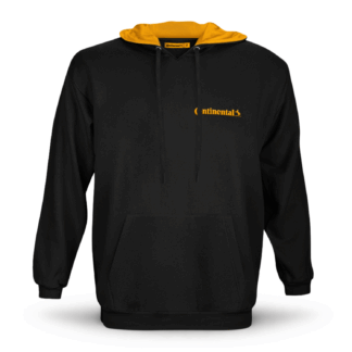 MOLETOM CONTINENTAL COM LOGO AMARELO