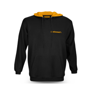 Moletom Continental com Logo Amarelo